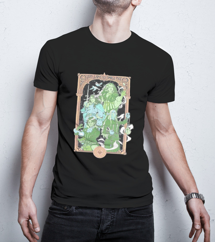 Critical Role Heroes Of Araman Seekers Tabletop Adventure Characters T-Shirt