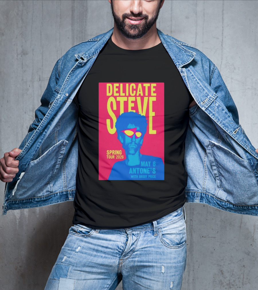 Delicate Steve Spring Tour 2026 May 6 Antone's With Brody Price T-Shirt