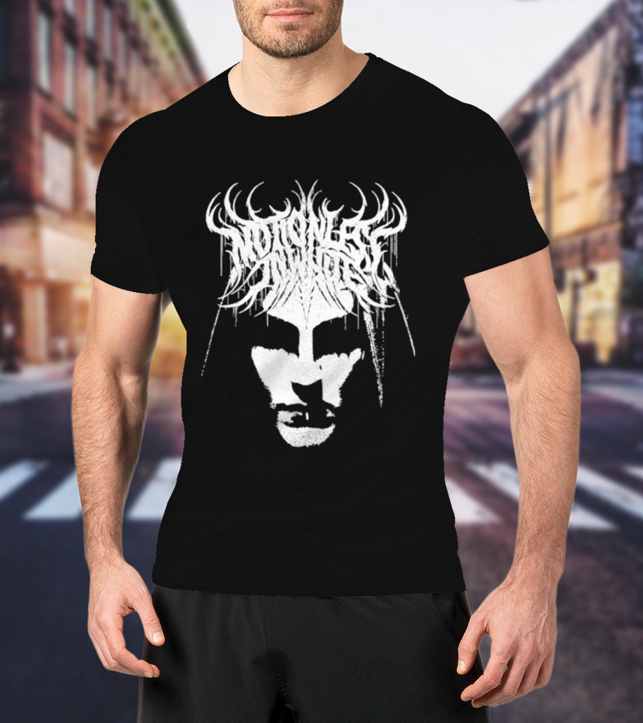 Miw Fear Not The Dark Symmetrical Antlered Reflection T-Shirt