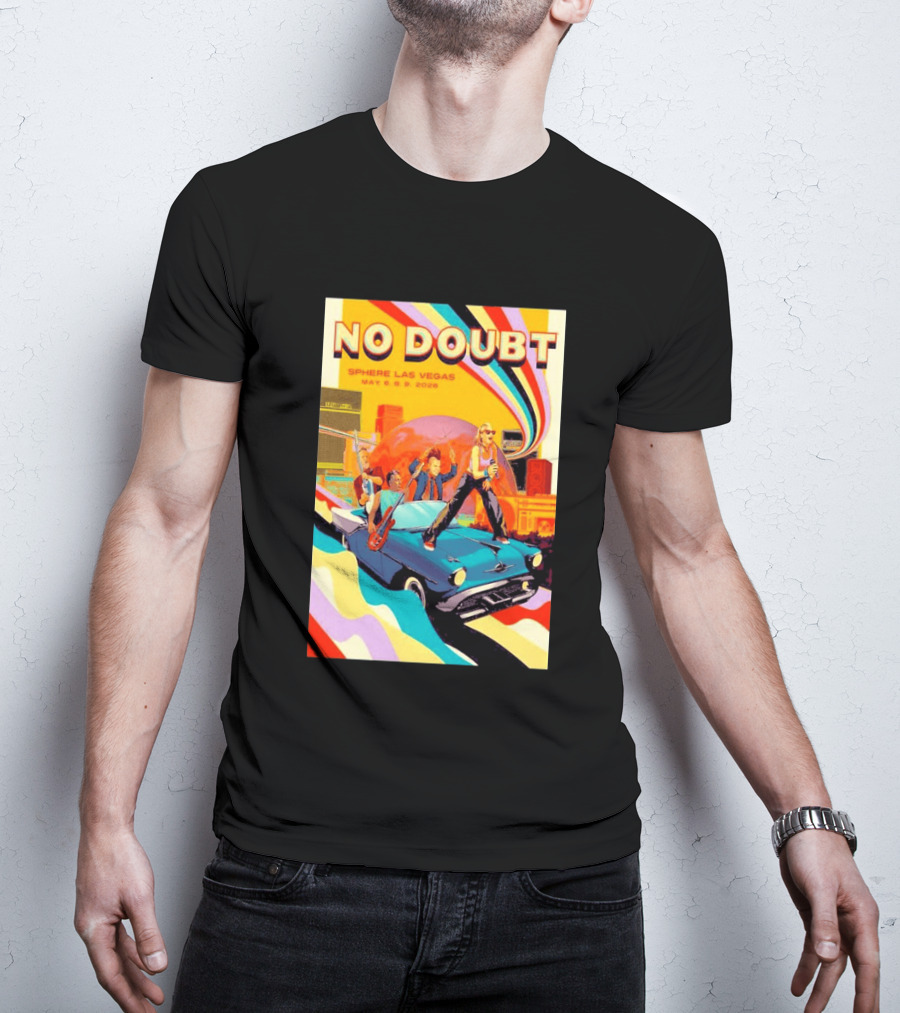 No Doubt Sphere Las Vegas May 6 9 2026 Vintage Road Trip Concert T-Shirt
