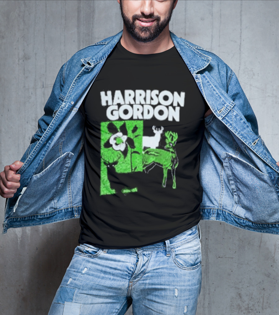 Harrison Gordon Tour Nature Wildlife Deer Flower T-Shirt