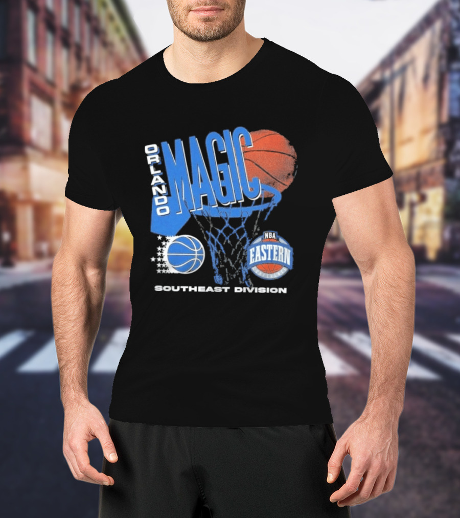 Orlando Magic 90s Hardwood Classics Southeast Division NBA Eastern Conference Basketball T-Shirt