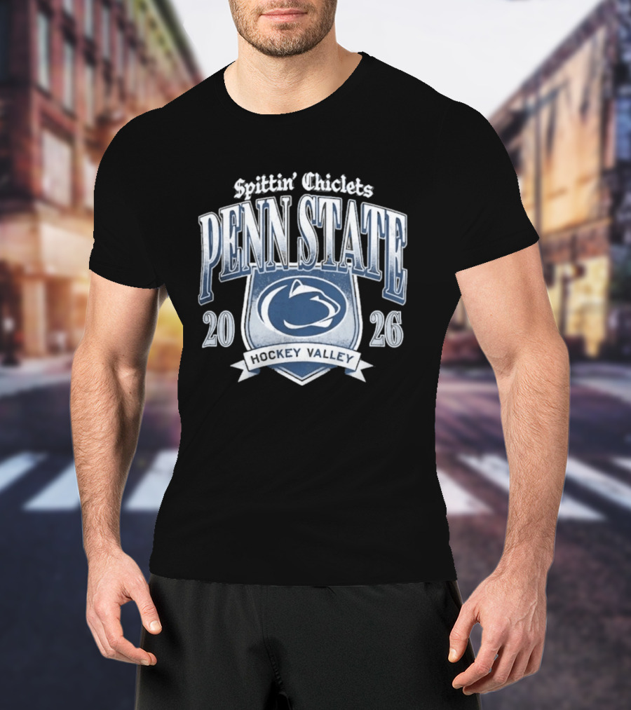 Penn State Spittin Chiclets Hockey 2026 T-Shirt