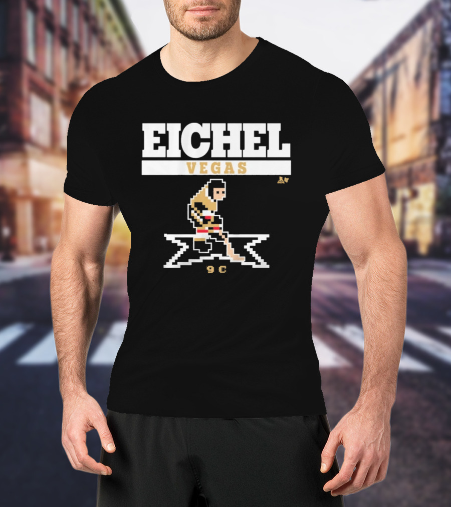 Eichel Vegas Pixel Art Hockey 9 T-Shirt