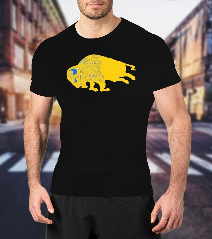 Buffalo Sabres Tage Thompson Rasmus Dahlin Alex Tuch Hockey 2023 Team Players T-Shirt