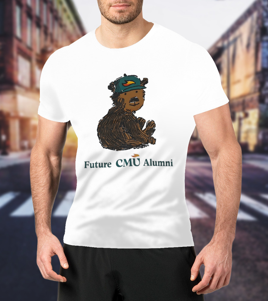 Bear Future CMU Alumni With Cap T-Shirt