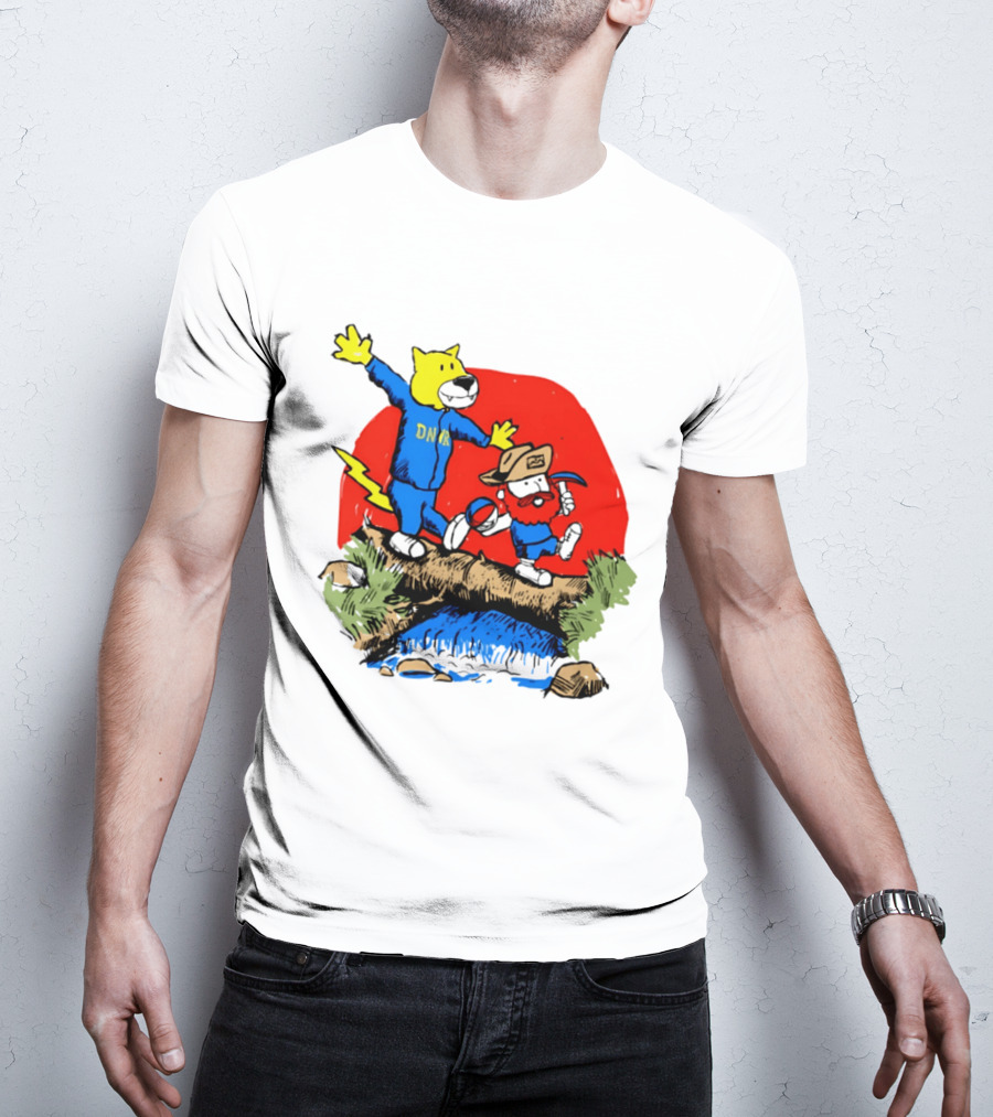 Buffalo Bills Football Cartoon Characters With DNR Sports T-Shirt