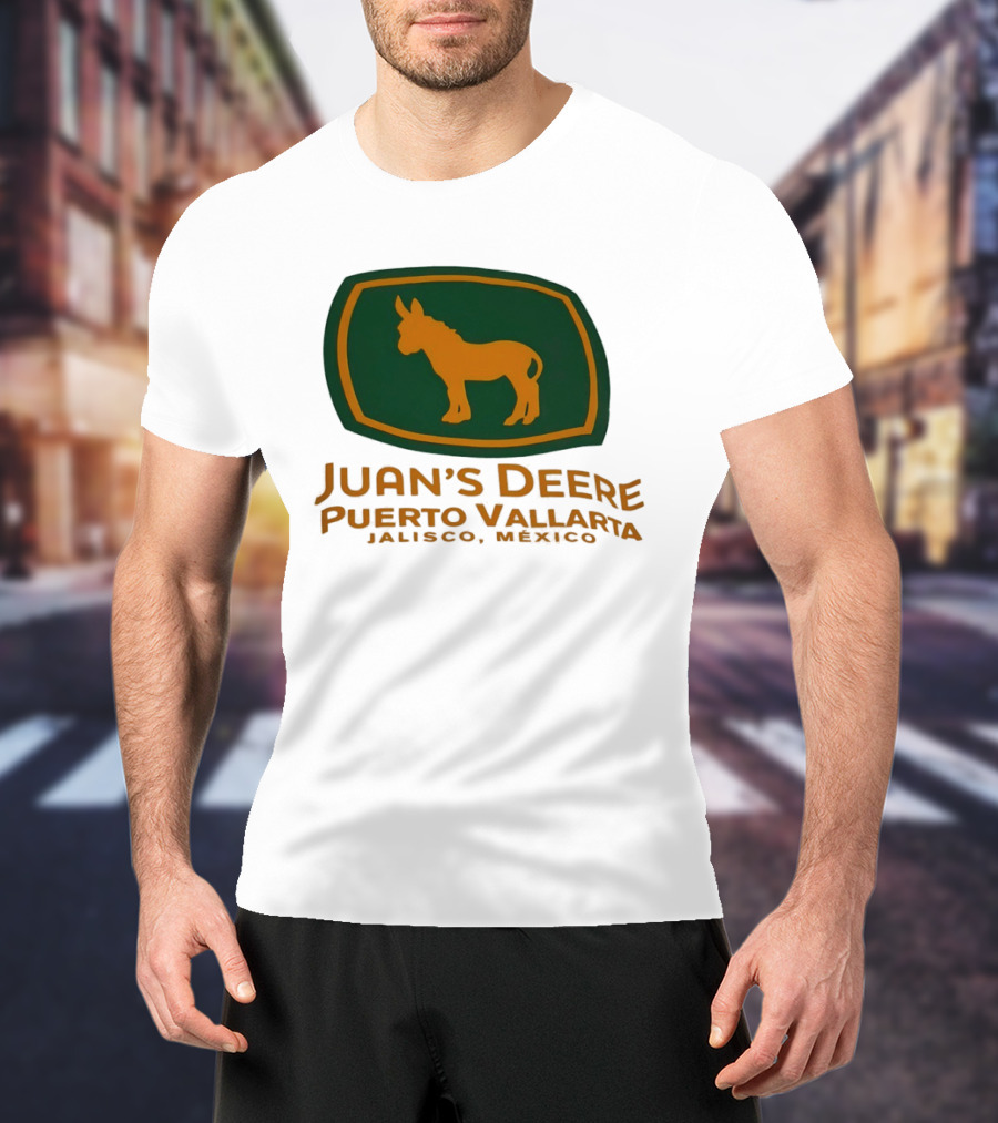 Juan's Deere Puerto Vallarta Jalisco Mexico Donkey T-Shirt