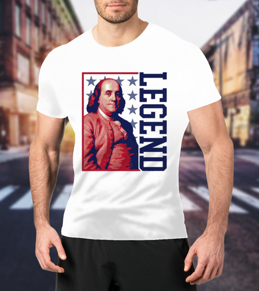 Legend Benjamin Franklin Stars T-Shirt