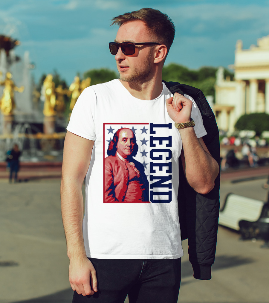 Legend Benjamin Franklin Stars T-Shirt