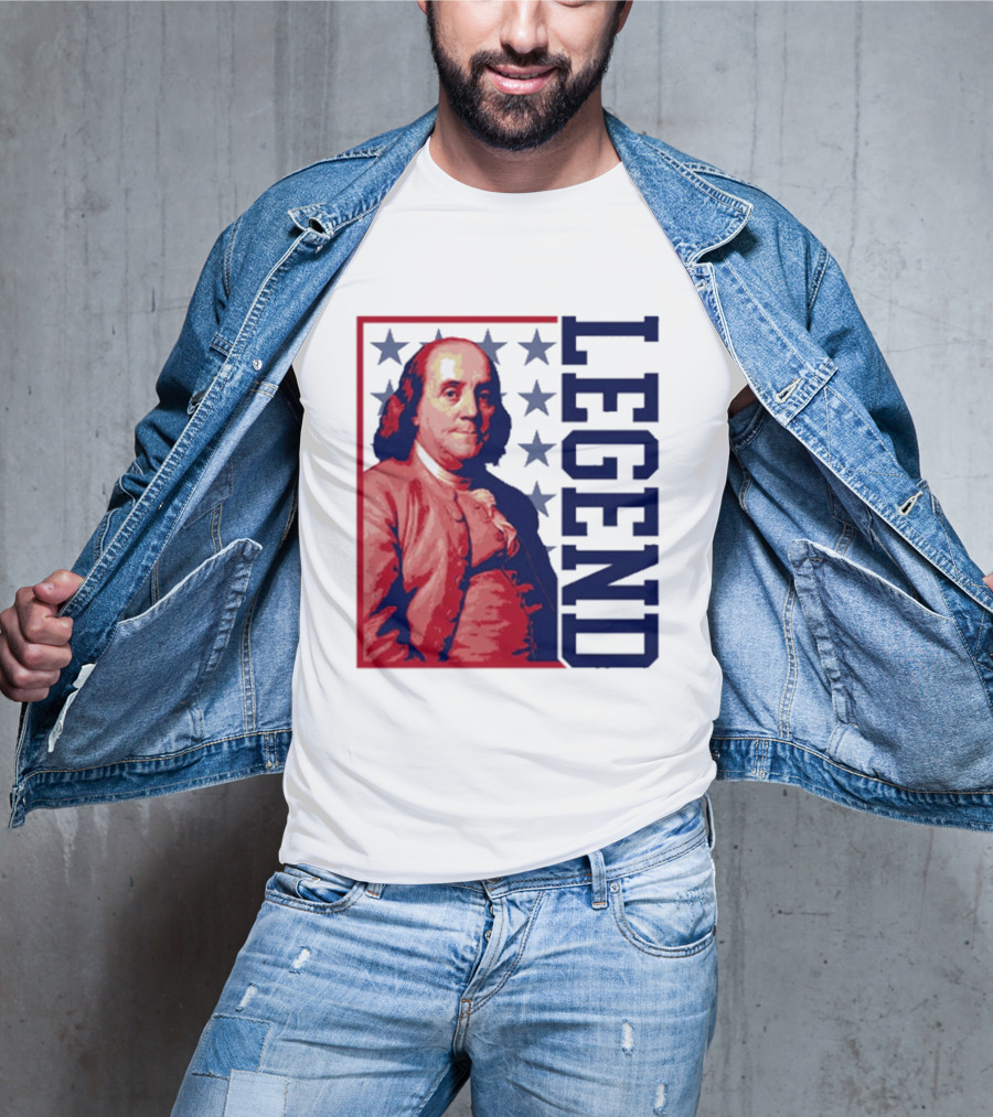 Legend Benjamin Franklin Stars T-Shirt