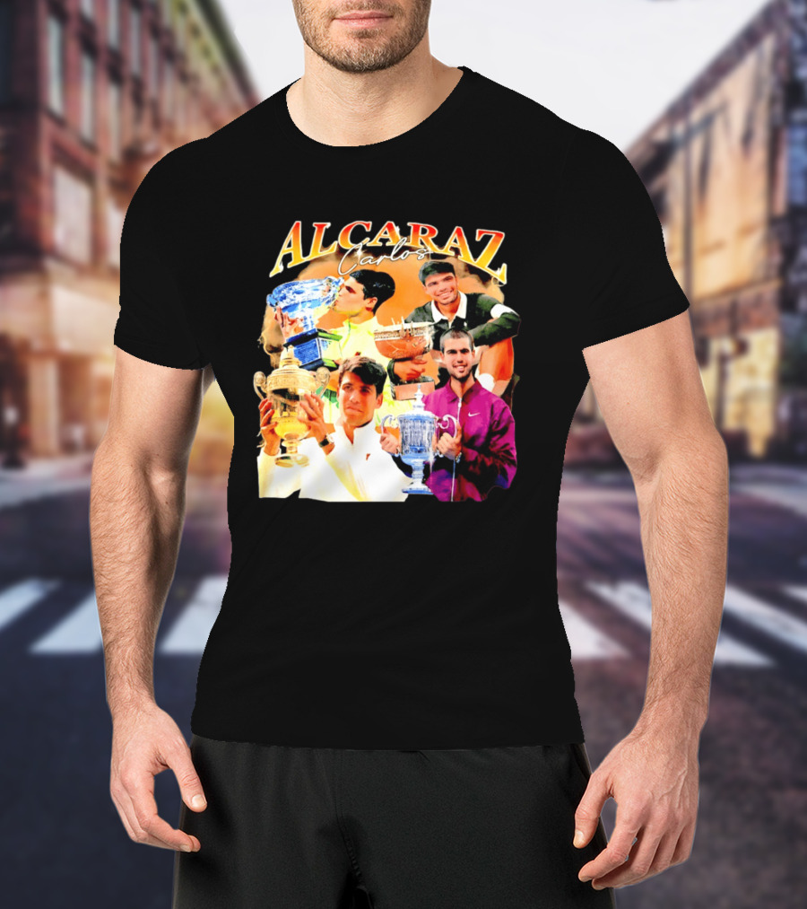 Carlos Alcaraz Tennis Trophies Champion Highlights T-Shirt