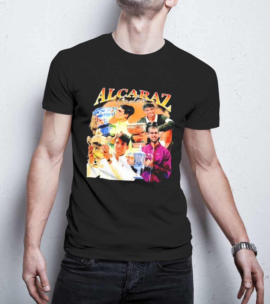 Carlos Alcaraz Tennis Trophies Champion Highlights T-Shirt