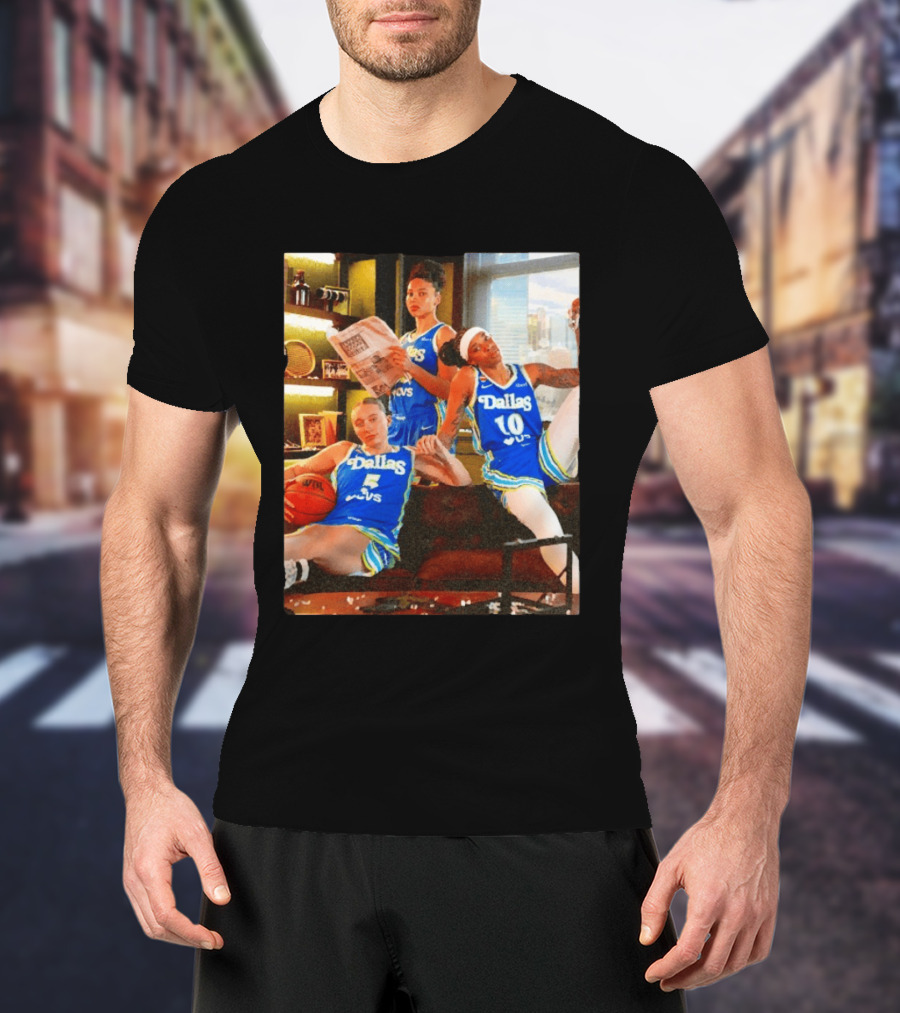 Dallas Wings 2026 Azzi Fudd Paige Bueckers Aziaha James Basketball Photo T-Shirt
