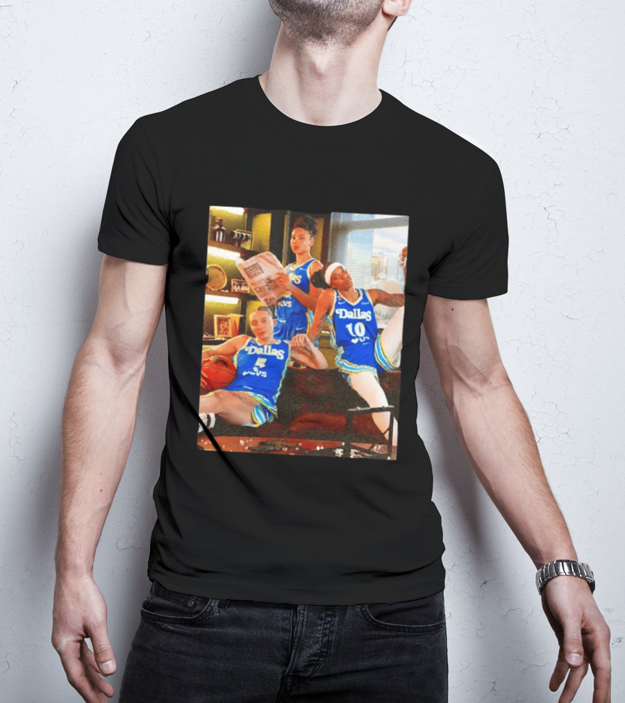 Dallas Wings 2026 Azzi Fudd Paige Bueckers Aziaha James Basketball Photo T-Shirt