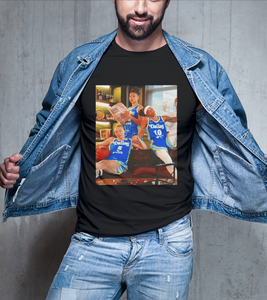 Dallas Wings 2026 Azzi Fudd Paige Bueckers Aziaha James Basketball Photo T-Shirt