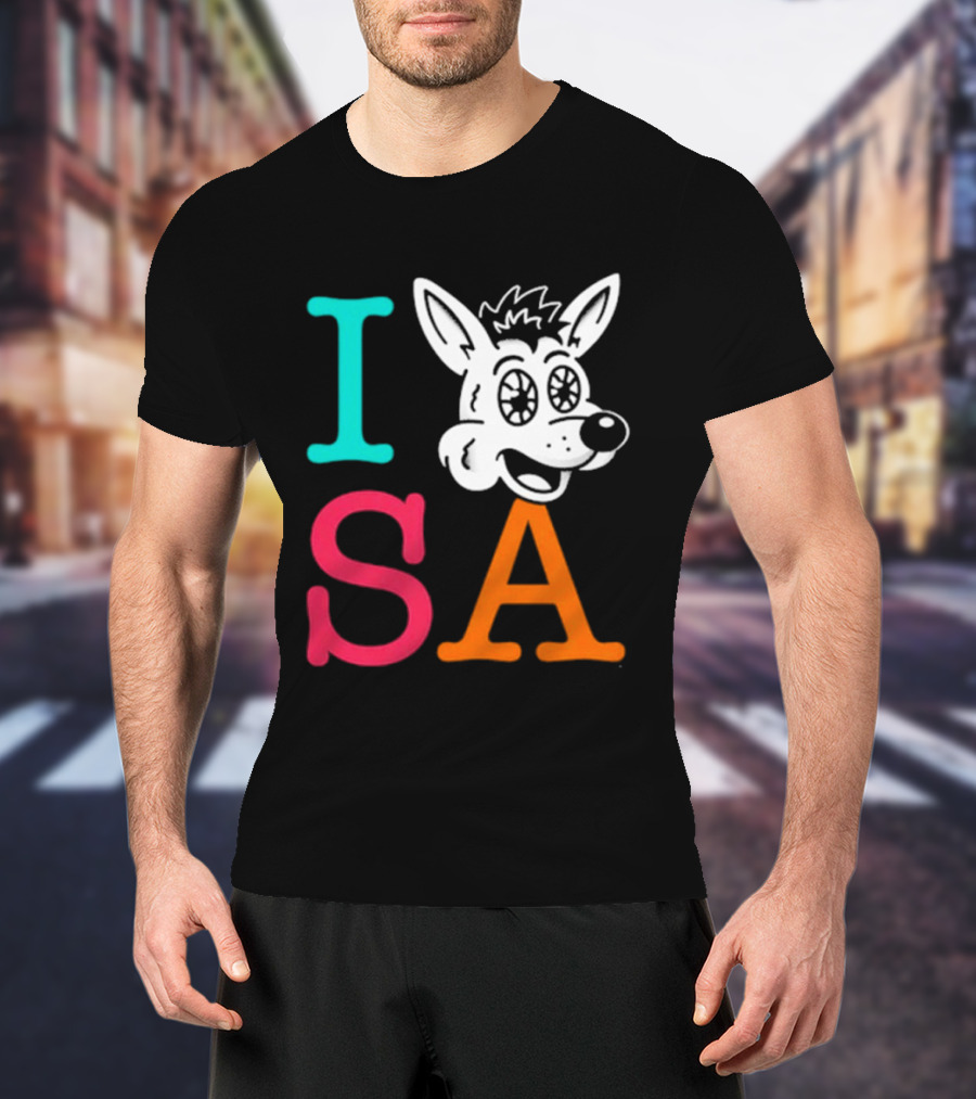 I Love SA Coyote Spurs Basketball T-Shirt