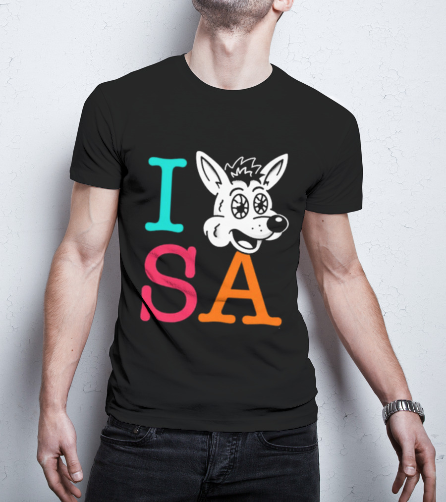 I Love SA Coyote Spurs Basketball T-Shirt