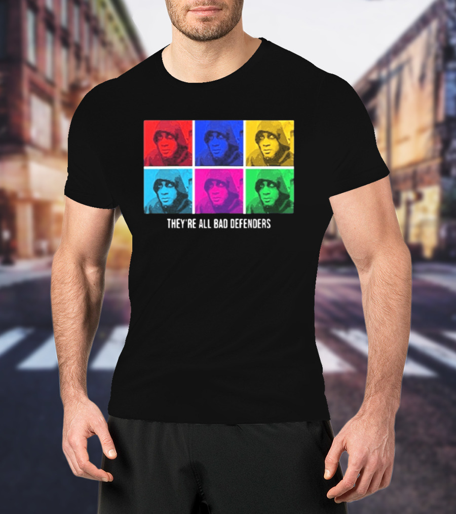 Jaden McDaniels Pop Art Style They're All Bad Defenders T-Shirt