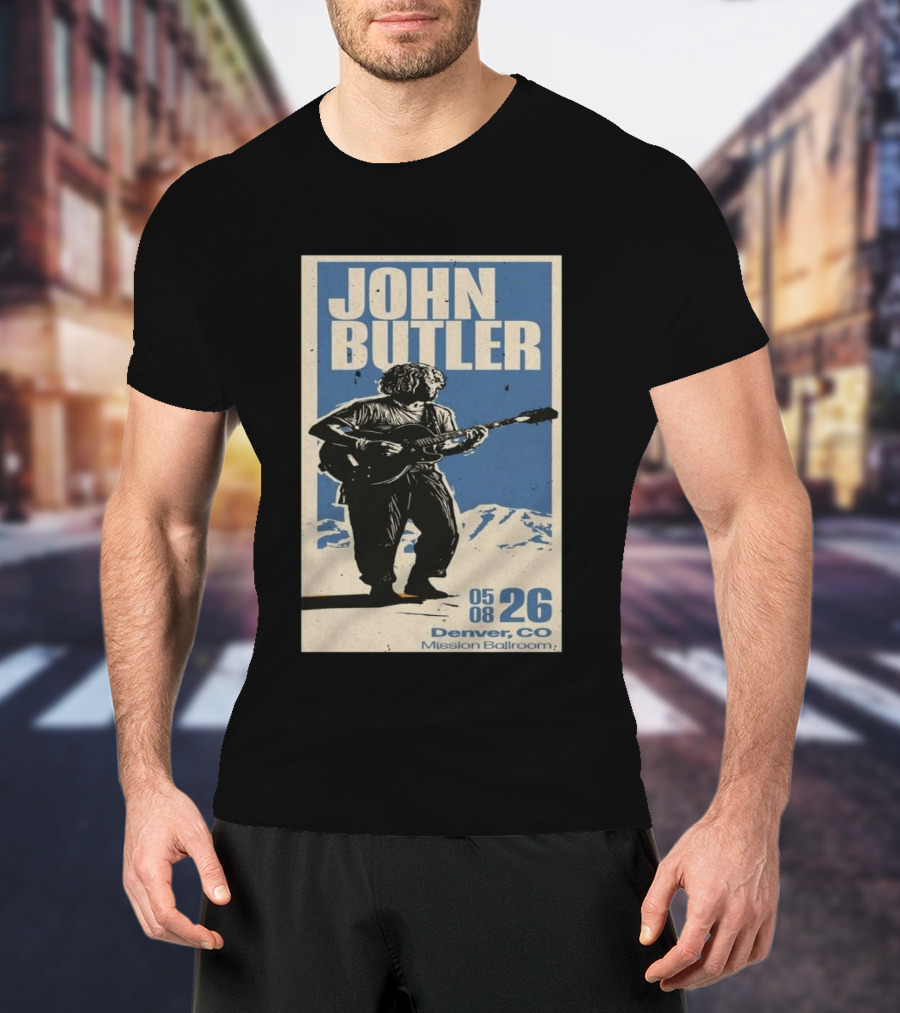 John Butler May 8 2026 Denver CO Mission Ballroom T-Shirt
