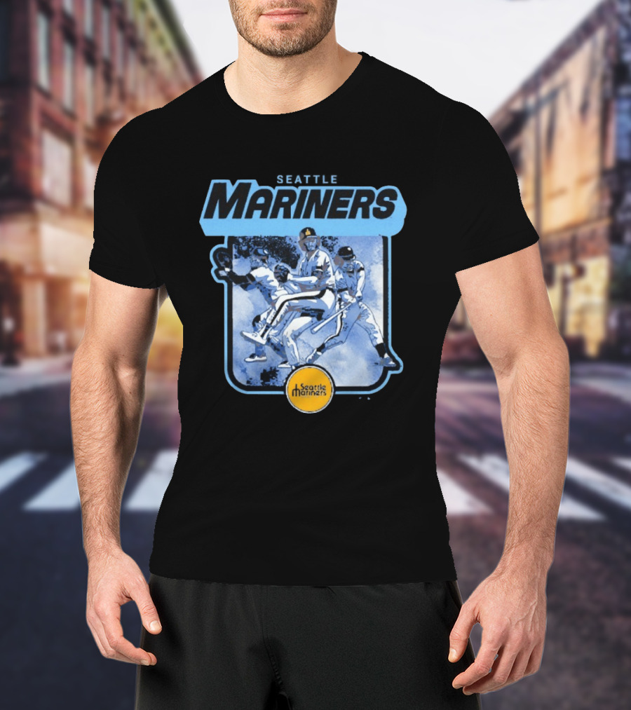 Seattle Mariners Retro Cooperstown Collection Baseball Team Players T-Shirt