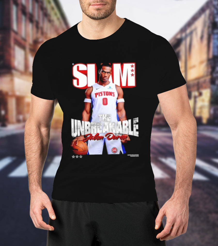 SLAM Jalen Duren Unbreakable Detroit Pistons 260 T-Shirt