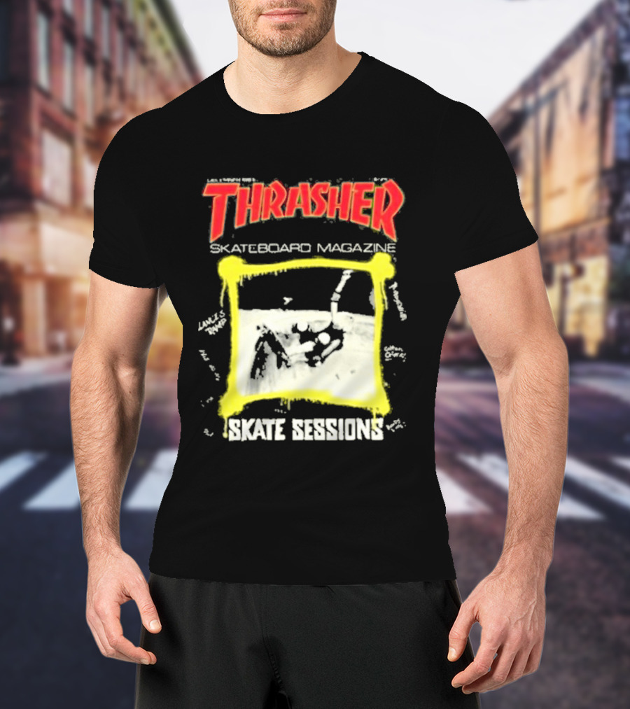 Thrasher Skateboard Magazine December 1983 Skate Sessions T-Shirt