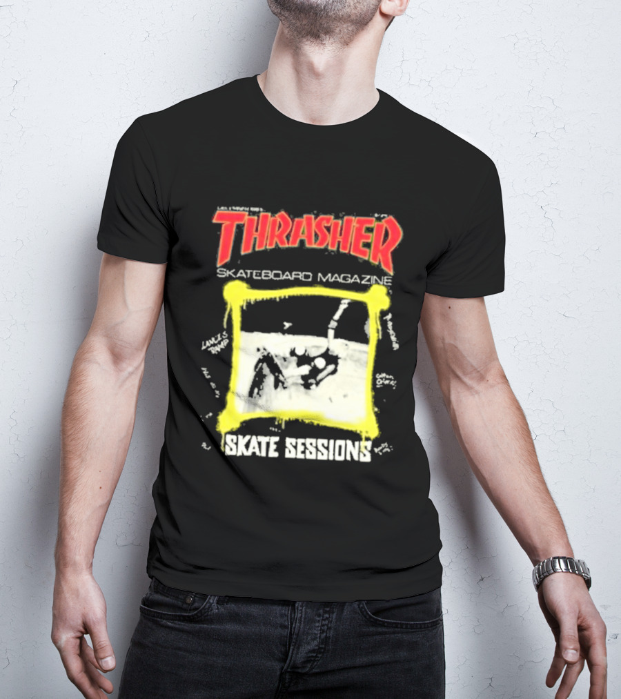 Thrasher Skateboard Magazine December 1983 Skate Sessions T-Shirt