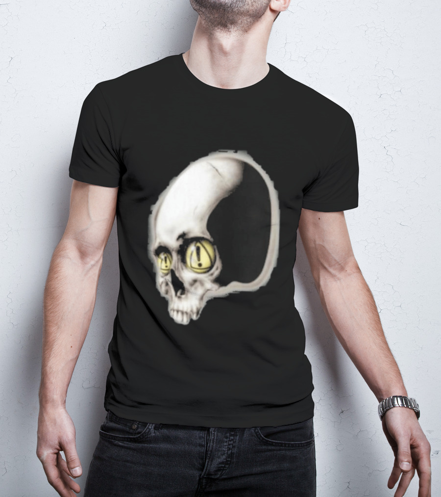 Yeat Dangerous Summer Skull Graphic With Distorted 3D Effect T-Shirt