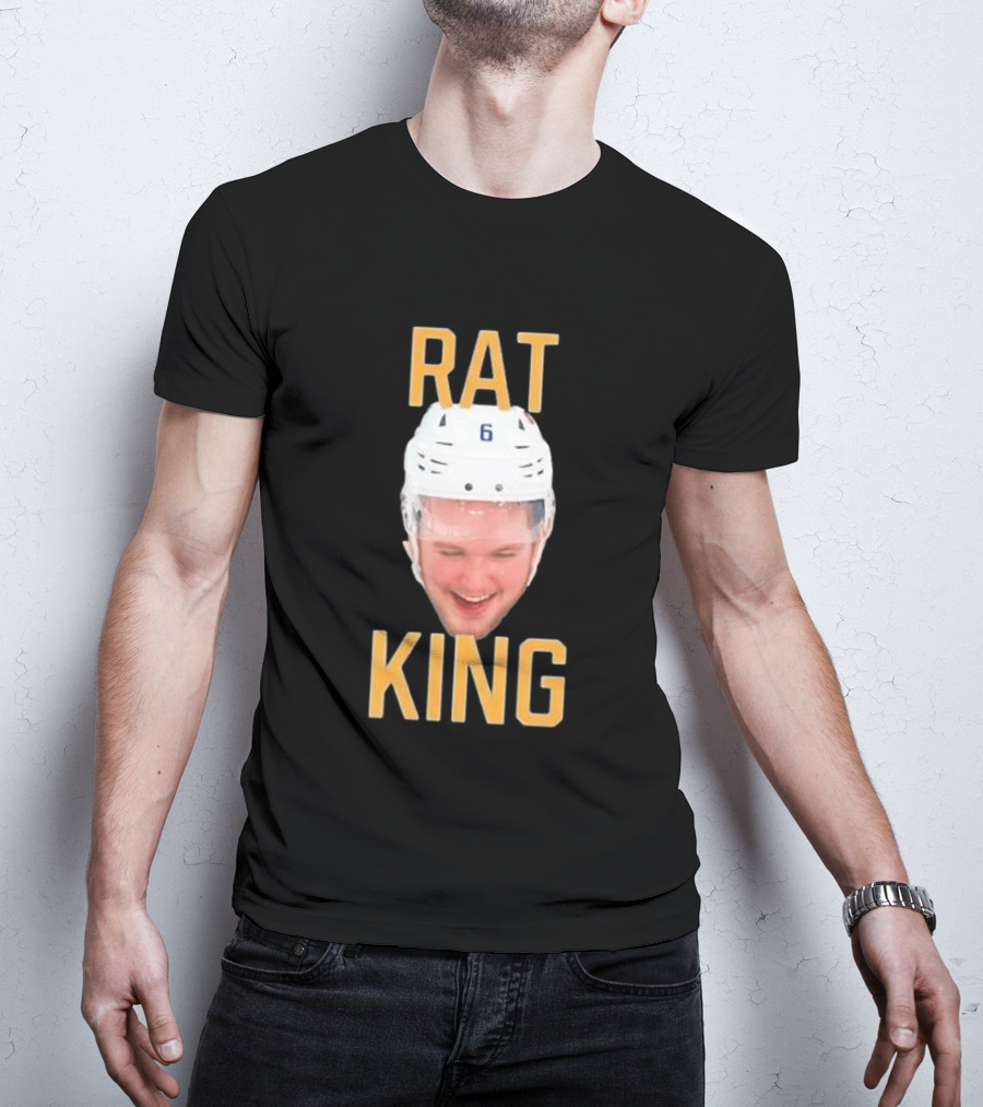 Zach Benson Rat King Head Sabres Number 6 T-Shirt