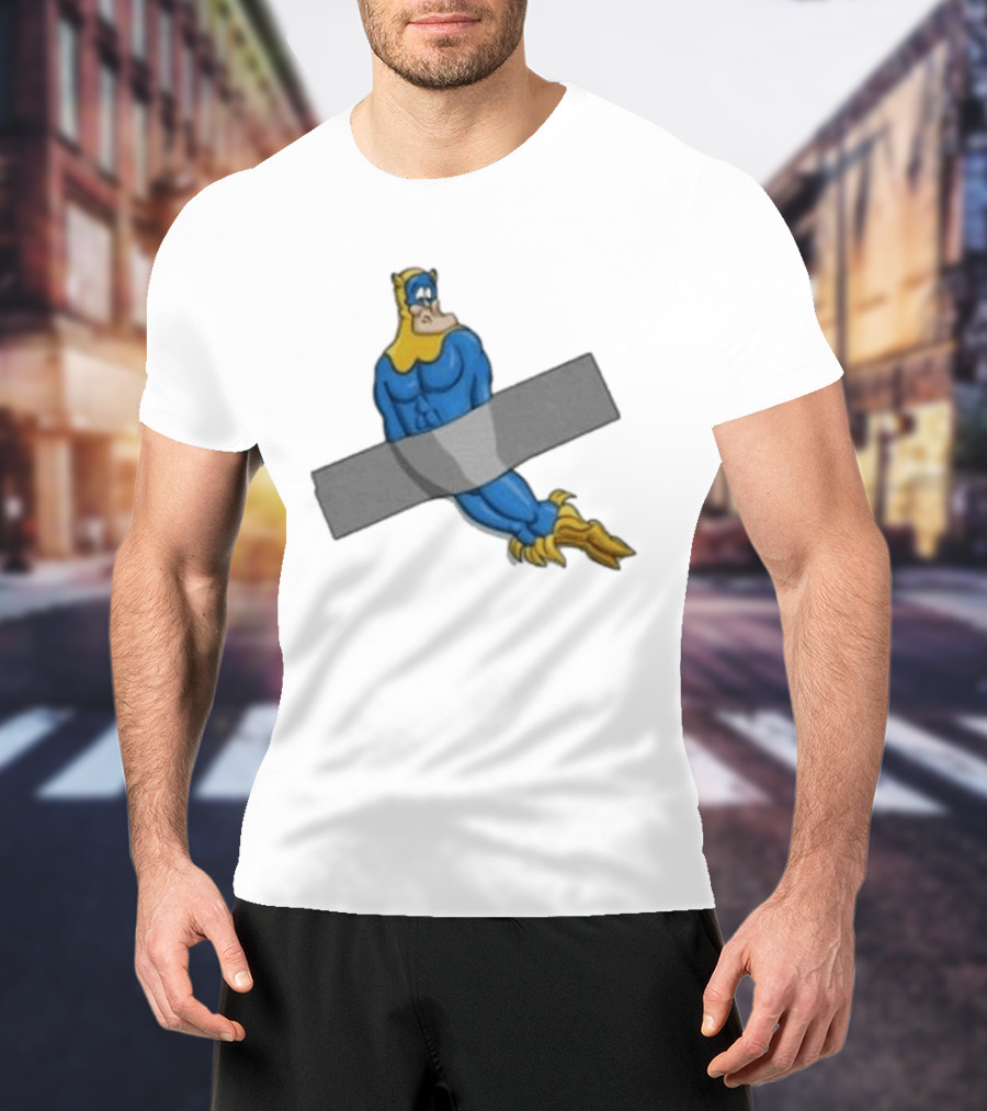 Jim'll Paint It Captain Hero Duct Tape T-Shirt