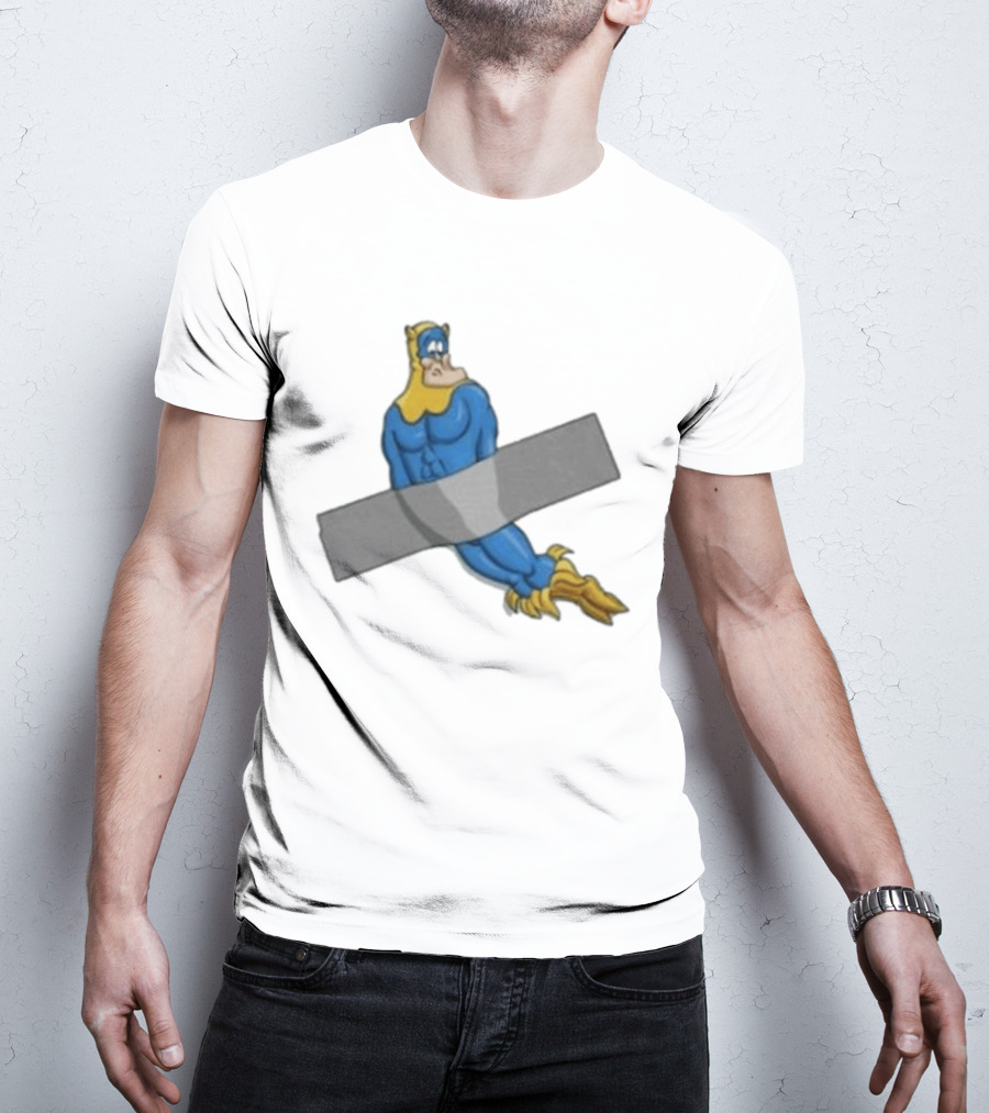 Jim'll Paint It Captain Hero Duct Tape T-Shirt