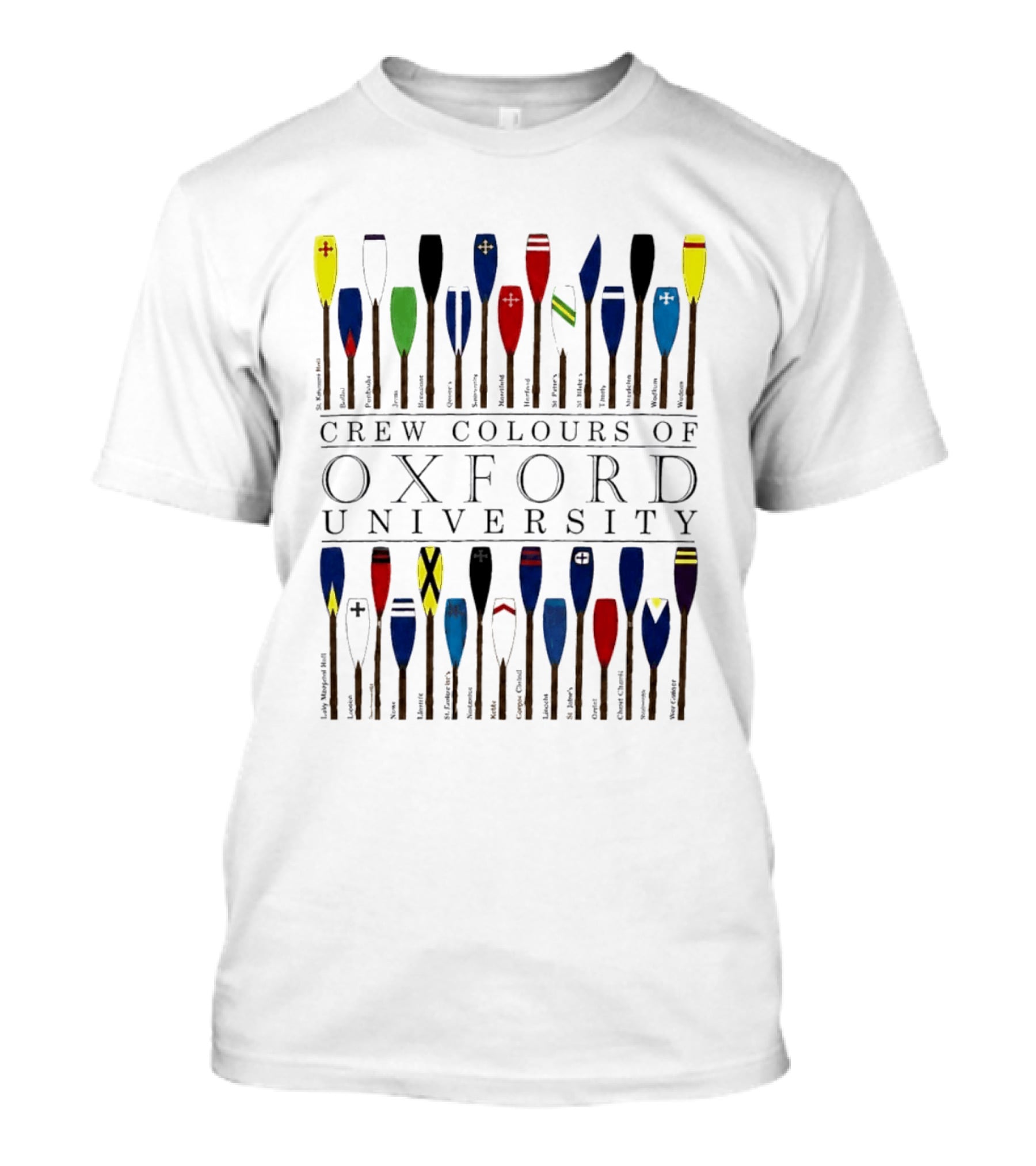 Crew Colours Oxford University Kevin Parker Wear T-Shirt