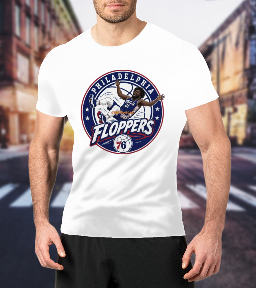 Philadelphia Floppers Joel Embiid 76ers Basketball 2026 T-Shirt