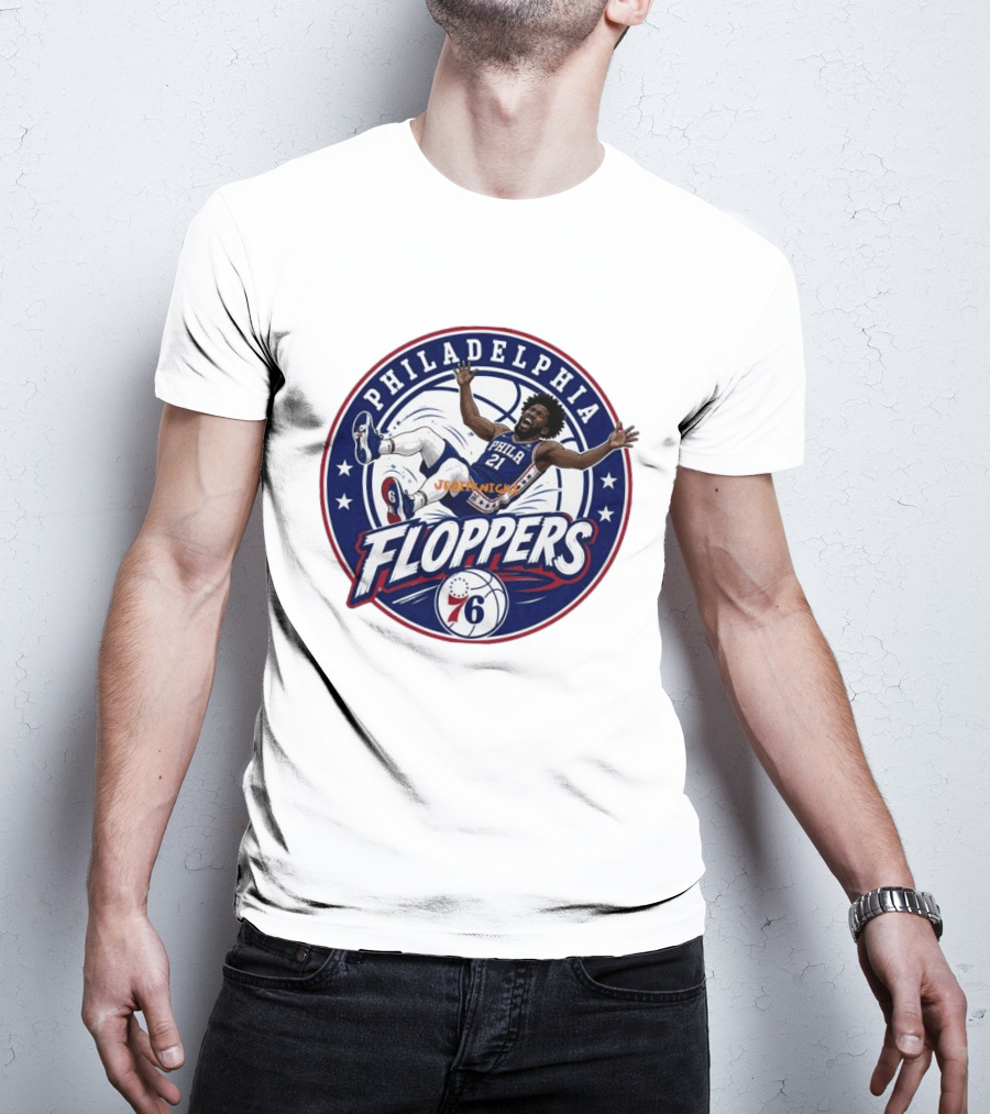 Philadelphia Floppers Joel Embiid 76ers Basketball 2026 T-Shirt