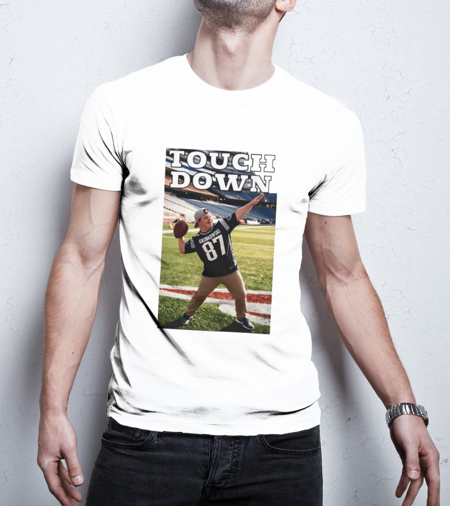 Touchdown Gronkowski 87 Football Player Stadium T-Shirt