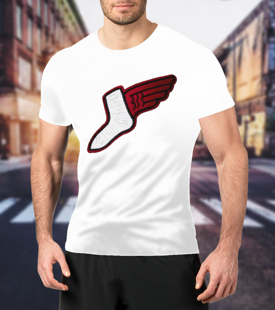 White Sox Chicago Winged Sock 2026 Promo Event T-Shirt