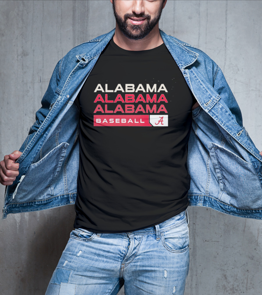 Alabama Crimson Tide College Baseball 2026 Hype Tri Blend T-Shirt