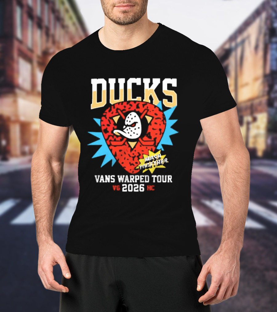 Anaheim Ducks Vans Warped Tour 2026 Smash The Patriarchy T-Shirt