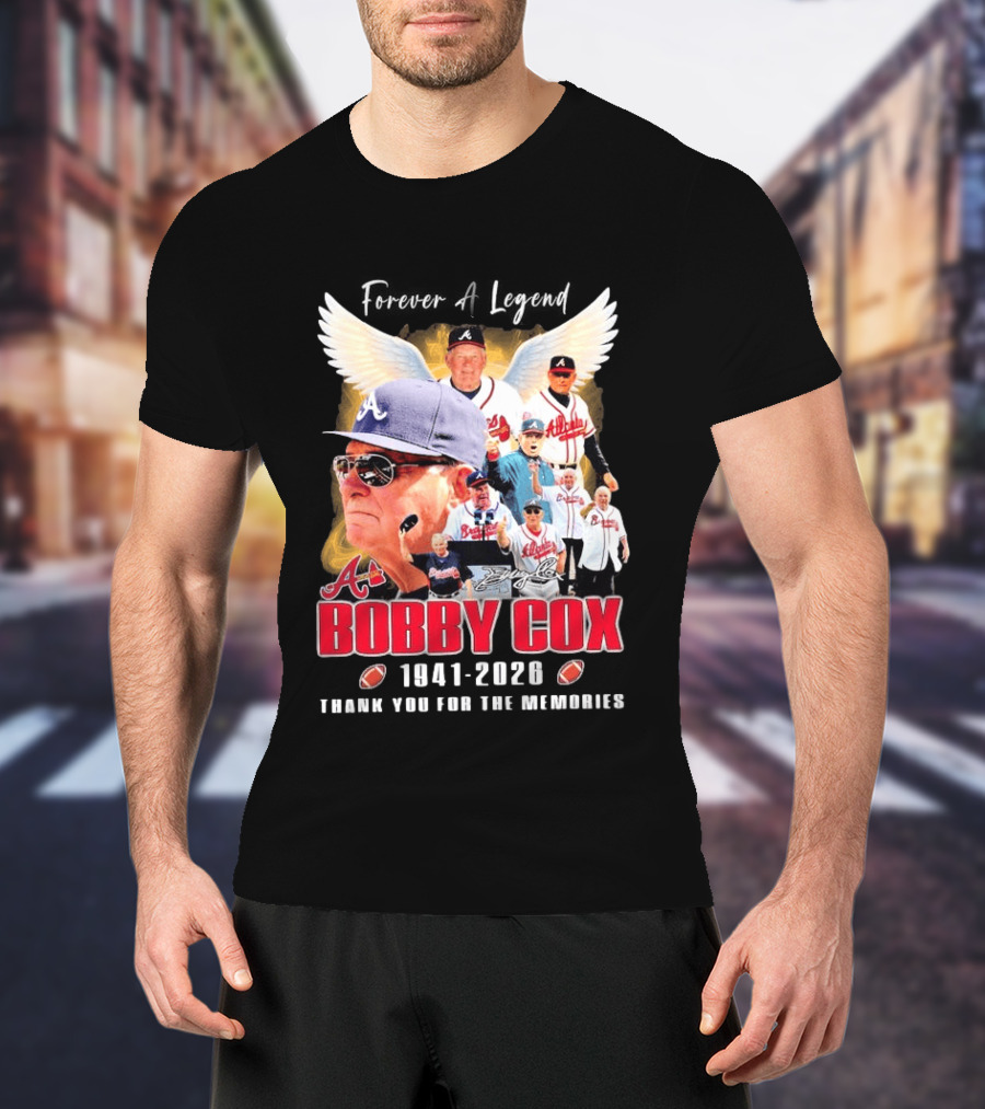 Bobby Cox 1941 2026 Atlanta Baseball Legend Thank You For The Memories T-Shirt