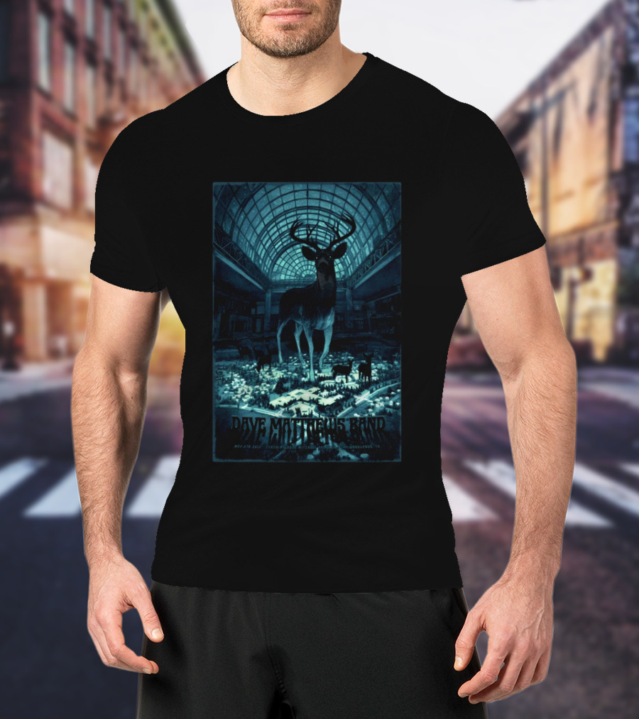Dave Matthews Band May 8 2026 The Woodlands Deer Concert T-Shirt