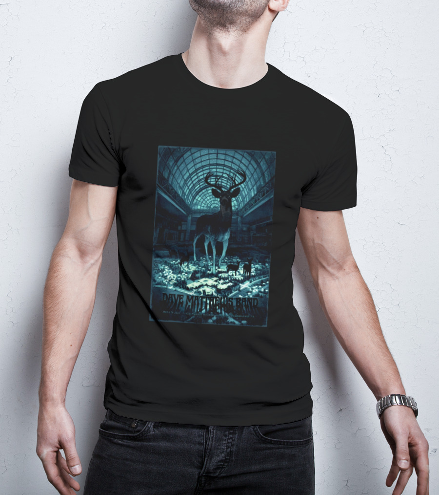 Dave Matthews Band May 8 2026 The Woodlands Deer Concert T-Shirt
