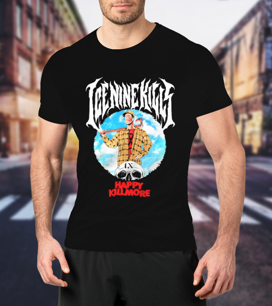 ICE NINE KILLS Happy Killmore Axe Skull T-Shirt