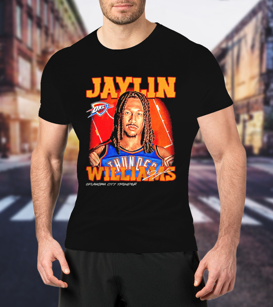 Jaylin Williams Oklahoma City Thunder Basketball T-Shirt
