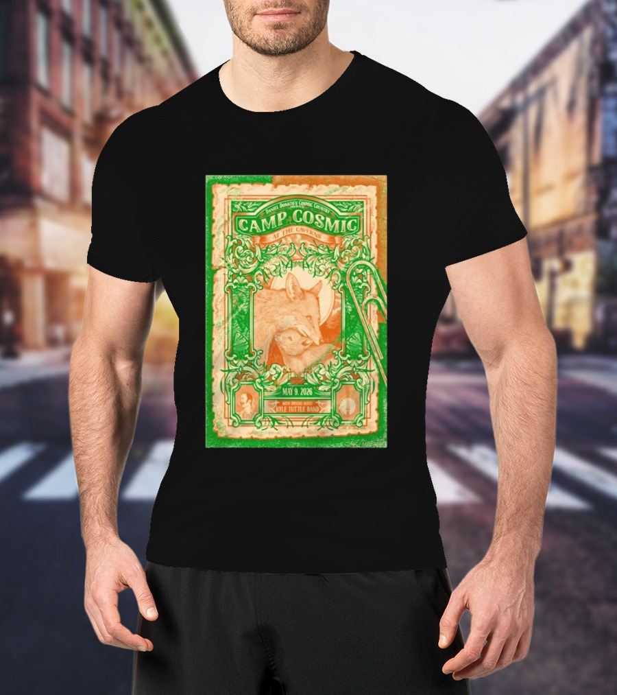 May 9 2026 Daniel Donato's Cosmic Country Camp Cosmic At The Caverns Kyle Tuttle Band Pelham TN Tour T-Shirt