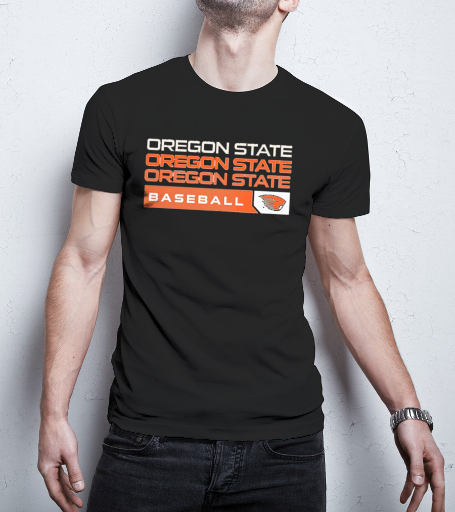 Oregon State Beavers College Baseball 2026 Tri Blend T-Shirt