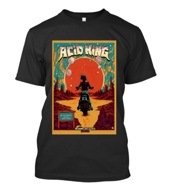 Acid King Obsidian Dust 2026 Brussels Busse Woods T-Shirt