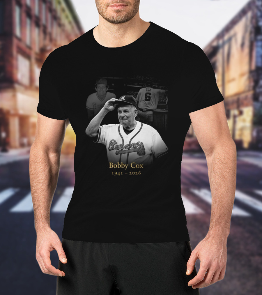 Bobby Cox 1941 2026 Atlanta Braves Legacy T-Shirt