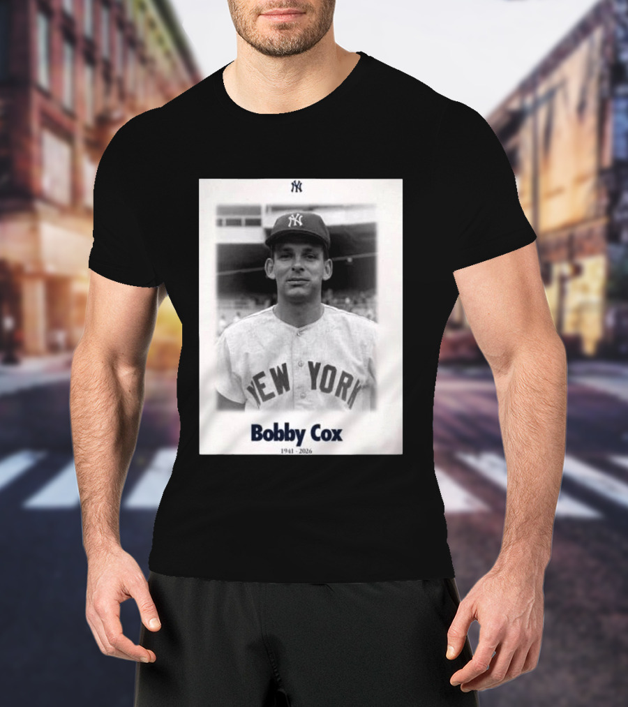 New York Yankees Bobby Cox 1941 2026 T-Shirt