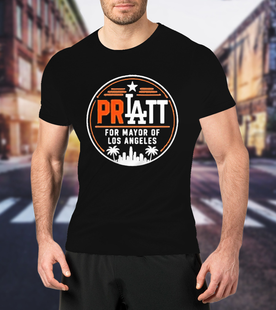Pratt For Mayor Of Los Angeles 2026 Election Campaign T-Shirt